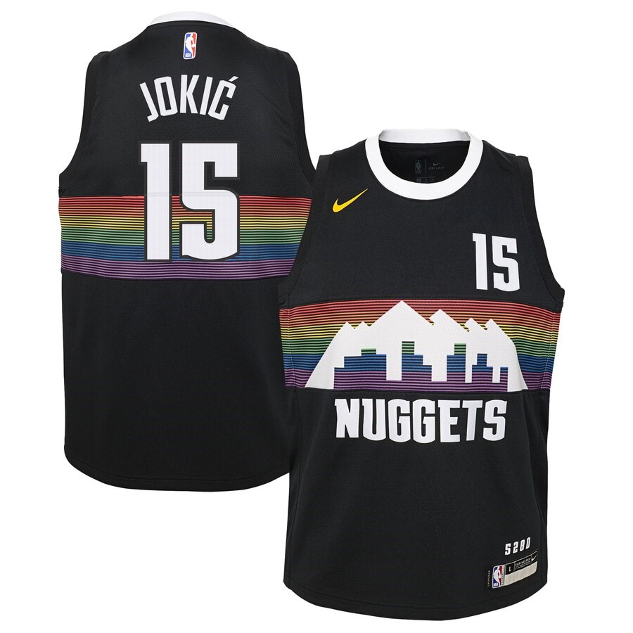 Denver Nuggets Nikola Jokic Nike Black Swingman Jersey Jersey City